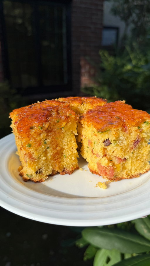 Enhancing my maple bacon cornbread with @krusteaz Sweet Corn Muffin & Cornbread Mix. #MakeltKrusteazy #sponsored