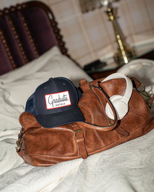 Graduating from backpack to weekender. What campus spot are you visiting first?⁠
⁠
#GraduateHotels #WeAreAllStudents