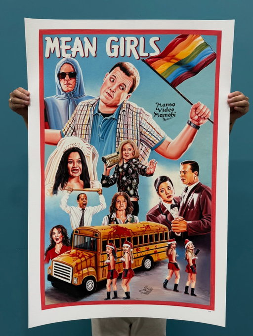 It’s October 3rd!!! To celebrate the 21st anniversary of Mean Girls Day we’re releasing this beautiful print by the great Ghanaian artist Heavy J 🥳 Commissioned by Mean Girls very own @whatsupdanny who’s signing each print!

Live right now in the Deadly Prey shop, link in bio & stories 🚌 

Here’s some details on the nicest prints in existence: Archival giclée prints on cotton rag paper (290 gsm). Limited edition of only 25! Measures 24x36 inches, hand numbered and embossed with the Deadly Prey logo. Every two weeks we drop a new limited edition print. Once they’re gone they are gone!