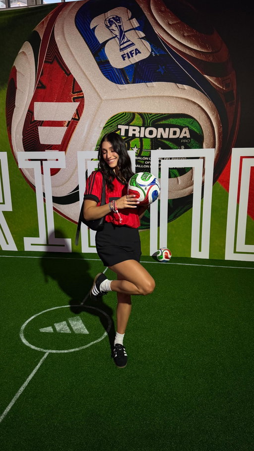Last night was a DREAM! 🤩⚽️

I had the chance to be a part of the Kickoff: @adidas FIFA World Cup 2026 event and get an exclusive first look at the TRIONDA, the Official Match Ball for the 2026 FIFA World Cup. ❤️

The Countdown is truly on.. Are you excited?

@adidas @adidasfootball #adidasCA #adidaspartner #WorldCup26