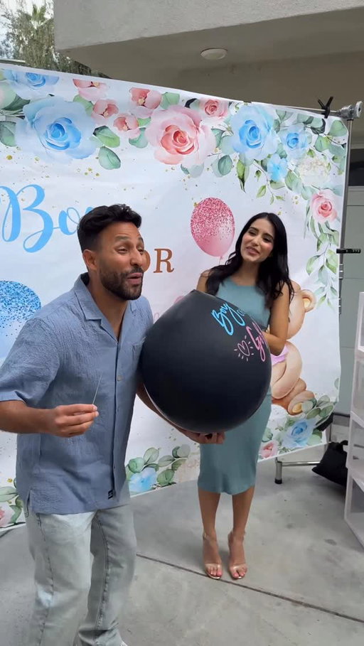 Gender reveal gone wrong 🥲⚫️