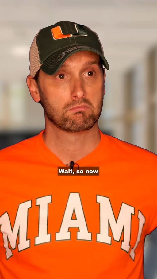 The U? Welcome to #miami 😂. 
.
.
.
.
.
#collegefootball #gocanes #comedy #comedian #football #foryou