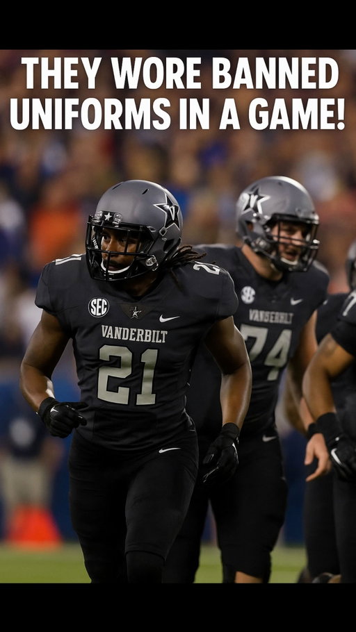 That time Vandy wore banned jerseys 😳

#cfb #collegefootball #football
