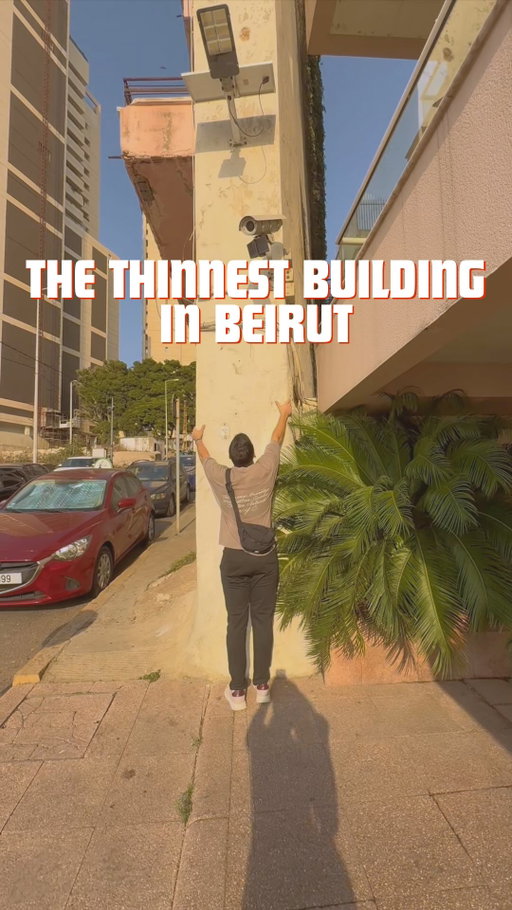 This might be the pettiest building in the world. 🏠💔

In 1954, two brothers in Beirut couldn’t agree on how to split their father’s land. One took the sliver of oddly shaped property and built a house so thin it looks like a wall — all just to block his brother’s sea view and sink his property value.

Known as Al Ba’sa (The Grudge House), it’s only 13 feet at its widest and just 2 feet at its narrowest. Despite that, people actually lived here — from tenants to a family escaping war.

#Beirut #lebanon #lebanese #lebanon🇱🇧 #lubnan
