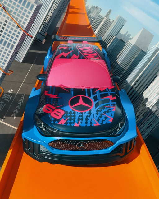 We’re about to paint the streets orange with the Mercedes-Benz CLA x Hot Wheels. More to come…