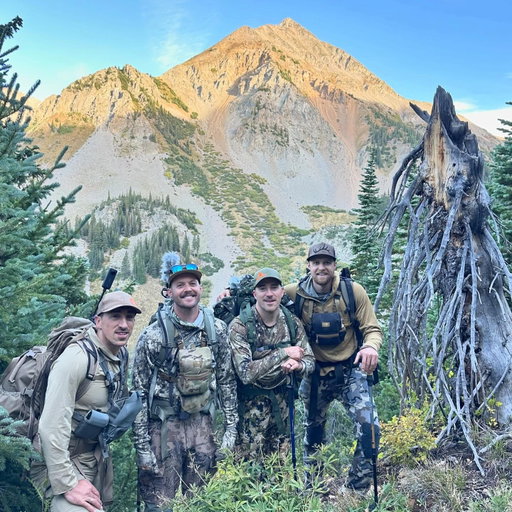 Me and my dawgs chasing mountain goats. What an insane trip!