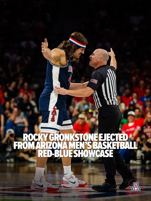 Rocky Gronkstone was not havin’ it with the refs tonight 🤣