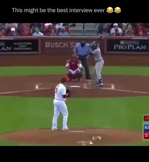 Reminder that hats are NOT protective equipment 😅

🎥 IG/dugoutforvever

-
-
-
#mlb #mlbmemes #baseball #postseason #lancelynn #pitcher #hit
