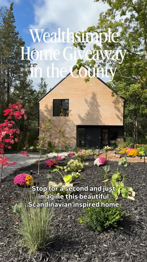 A Scandinavian-inspired dream home in Prince Edward County… and it could be yours thanks to @wealthsimple and @pinecanada #ad #sponsored 

And the best part? You can actually win this home. Here’s how:
✔️ Fill out the homeownership form → 5,000 entries
✔️ Deposit to your Wealthsimple account → 1 entry per $1 net funding
✔️ Refer a friend → 5,000 entries per new client

📅 Contest ends October 30th. Terms and conditions apply.
👉 Enter through the link in my bio. Who knows… this door might be opening for you.