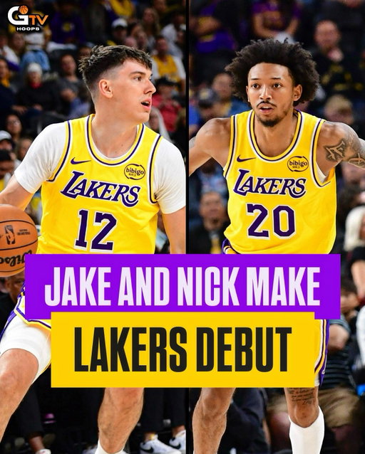 Jake LaRavia and Nick Smith Jr. made their @lakers PRESEASON DEBUTS vs. the Suns last night! LaRavia started and finished with 7 PTS and 5 REB in 19 MIN. Smith Jr., who is on a Two-Way deal, had 6 PTS off the bench.