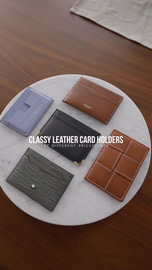 Helping you find the classiest 100% leather card holders for every budget! 

Format inspired by @bentaylortech