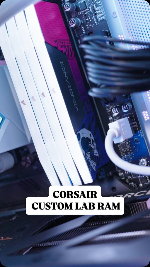 CORSAIR CUSTOM LAB RAM 🔥💀

Design: “Respawn - Black”

CORSAIR offers a bunch of other sweet designs, not only for their RAM, but also for their peripherals as well

CUSTOM LAB products:
- VENGEANCE RGB RAM
- M75 Wireless Gaming Mouse
- MAKR 75 Gaming Keyboard
- K65 Plus Wireless Gaming Keyboard
- MM300 Mouse Pad
- HS80 RGB Wireless Gaming Headset
- EX400U USB4 External SSD

Definitely worth checking out if you want unique, custom gear for your setup 🙌

Thank you @corsair for gifting the RAM!

#BuildItBetter #CORSAIR #pcbuild