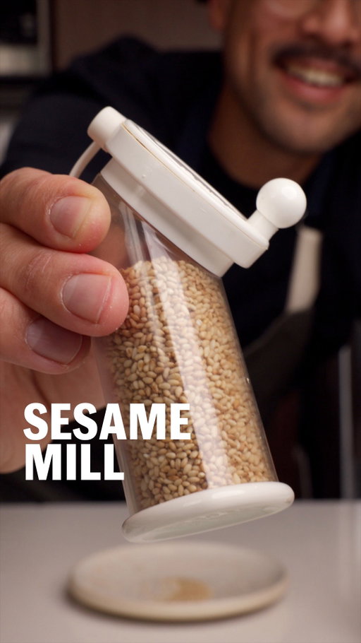 SESAME MILL

Really useful tool! Premilled sesame loses a lot of the flavour and aroma if pre milled! Just like whole vs pre-ground pepper!