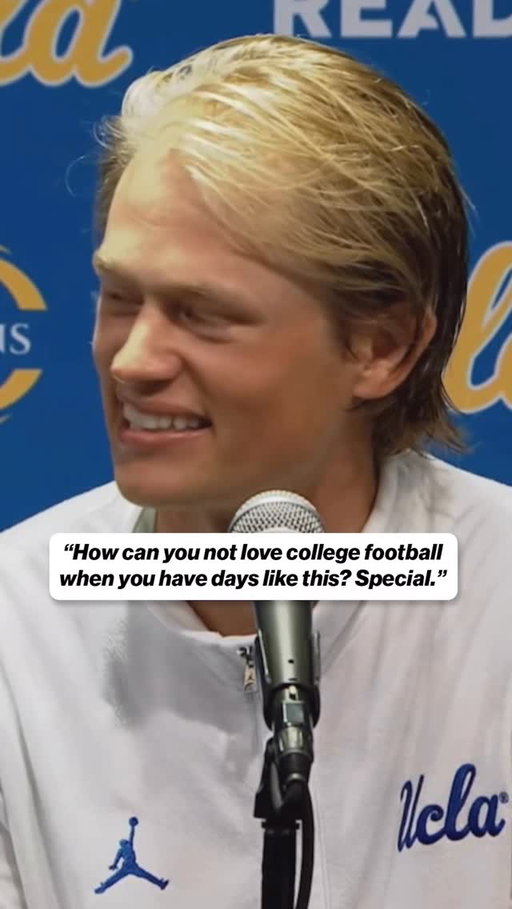UCLA OC Jerry Neuheisel shares the emotions of taking down No. 7 Penn State 🩵
