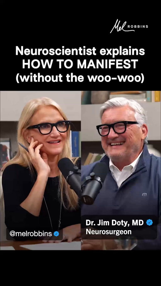 I had never heard anyone explain how to manifest like this before…

This episode with renowned neurosurgeon and neuroscientist, Dr. Jim Doty has had a profound impact on my life. It was the last interview he ever gave before he passed away earlier this year.

I think he subconsciously knew it would be, and he showed up in a way that was magical. And apparently the rest of the world did too.

Not only is this episode one of our most popular of all time, it has also been nominated for two @signalawards for Best Video Podcast Guest and Best Interview or Talk Show!!

I’m so proud that it was nominated and honored to keep sharing his message with the world.

Dr. Doty taught me how to tap into the unseen possibilities and greater forces of life using neuroscience and the scientific approach to manifesting.

It would mean the world to me if you would vote for this episode to get the nominations it deserves. 

👉 Comment ‘Vote’ and I’ll DM you the direct links to vote for this episode!

Or go to Vote.SignalAward.com and search ‘Mel Robbins Podcast’ - all our nominations will pop up.

Voting is live now through October 9th.

And if you haven’t listened to this magical episode yet, you can watch the full conversation on YouTube - search ‘Mel Robbins Podcast Dr. Jim Doty’