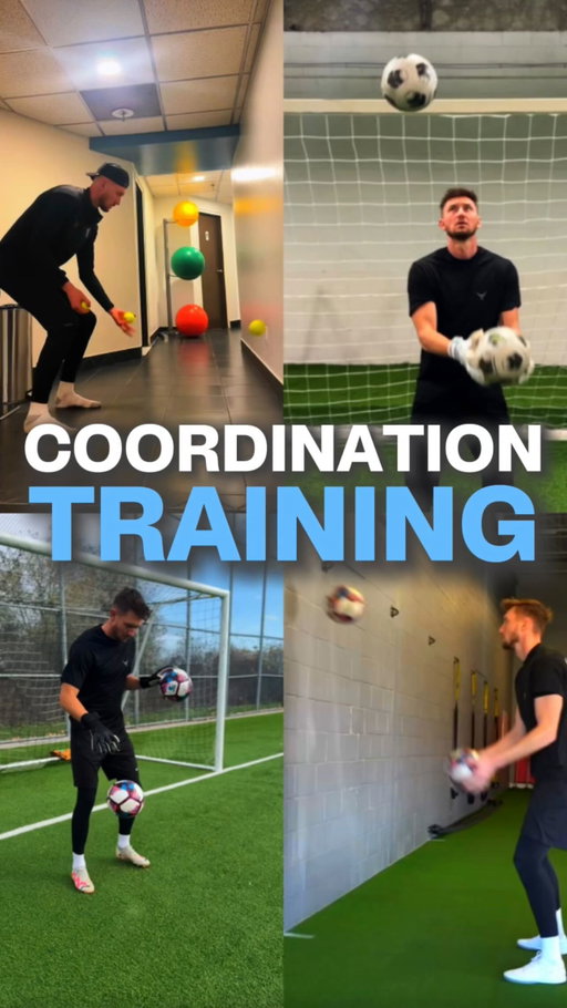 Pro Keeper Coordination🔥

Coordination is a goalkeeper’s cheat code. It links eyes → brain → feet → hands so every movement is on time.

Clean catching under pressure, strong parry, and safe scoop.

When shots deflect or crosses ricochet, coordination turns good decisions into clean actions.

Build it with simple routines like juggling, wall returns and two-ball bounces.

Complete this routine for 1-2 minutes per exercise 3-4 times a week, and watch your coordination will develop session by session.

Save this for your next session 🧤

#goalkeeping #goalkeepertraining #goalkeepercoach #goalkeepers #goalkeeper