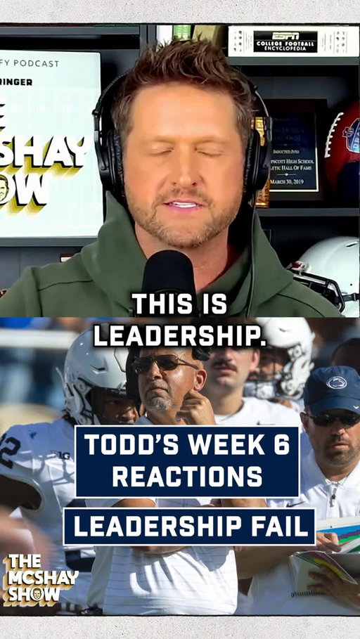 Penn State's leadership problem. 

👀TheMcShayShow on Spotify | YouTube

#nfldraft #nfl #collegefootball #cfb #football