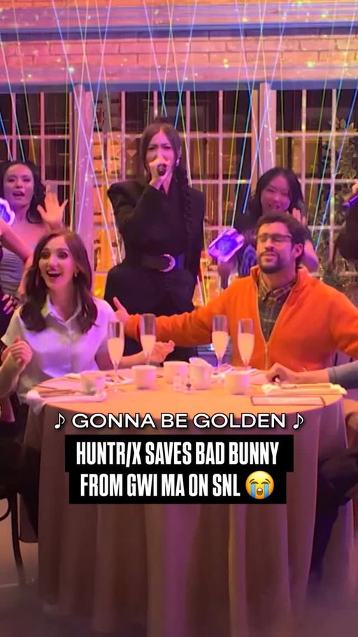 This is honestly fukin insane 
.
.
.
#kpopdemonhunters #badbunny #huntrix #saturdaynightlive