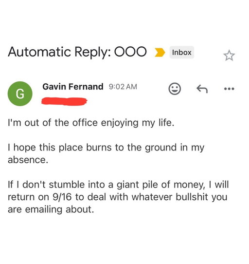 Best OOO response