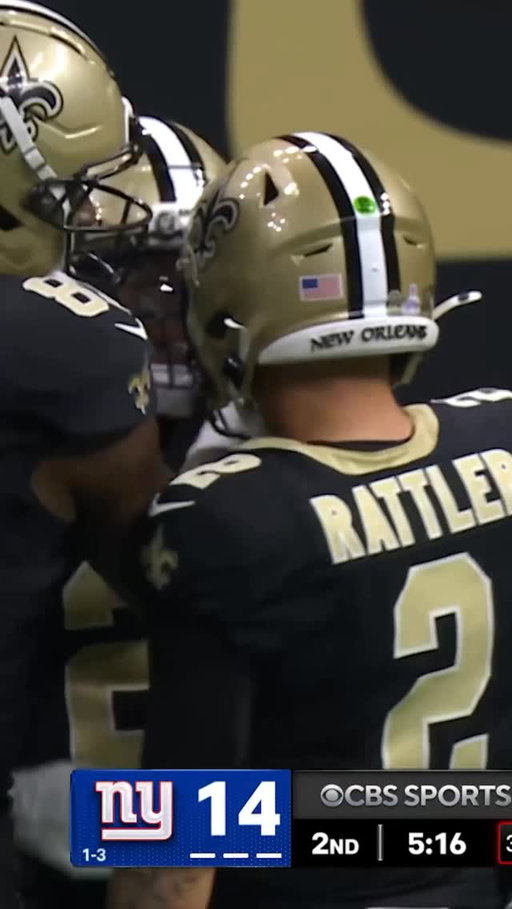 On the money.

NYGvsNO on CBS/Paramount+
watch.nfl.com