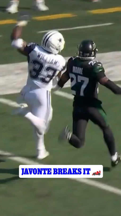 JAVONTE, OH MY 🤯

📺: #DALvsNYJ on FOX 
📲: Stream on NFL+