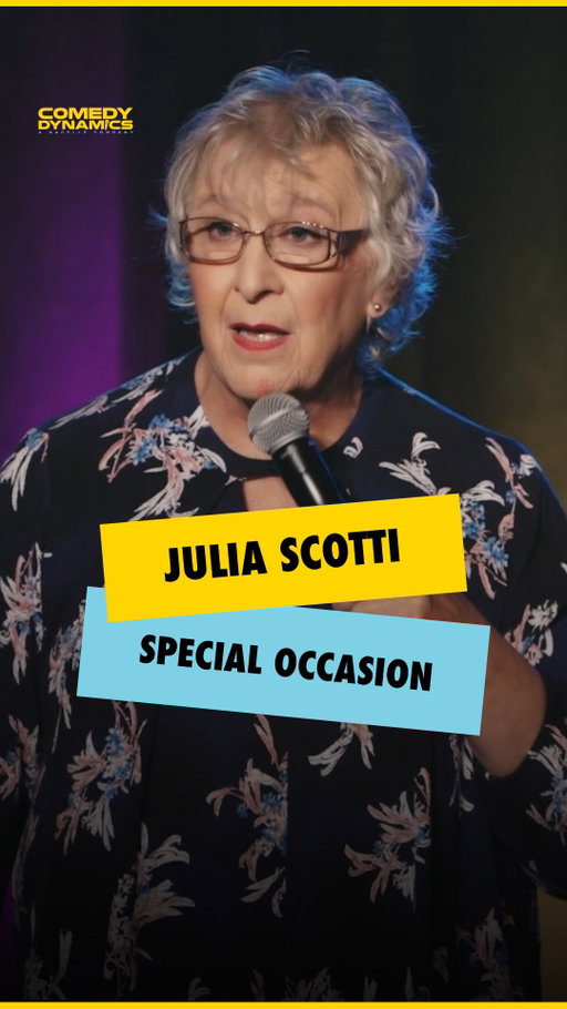 It is almost holiday season, after all. 

From @juliasscotticomedy’s set on More Funny Women of a Certain Age. Watch now on Amazon Prime Video, Apple TV, YouTube, Google Play, Vimeo, and more! 

Get your comedy fix for FREE on the Comedy Dynamics channel—now streaming on Amazon Prime, Tubi, Roku, and more. Hit the link in our bio and laugh like you mean it.

#juliascotti #comedy #standup #funnynevergetsold #specialoccasion