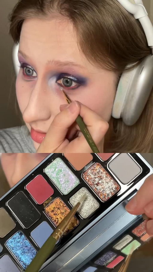 trusting Rinia always (@ rinia_army on tt)

✚ palette QianYan Star core in collab with @freya86_ff - if you get any eyeshadow palette - get this one (omg) tysm @cbeauty_mall 

#makeup #cbeauty #qianyanpalette #funmakeup
