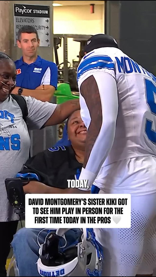What a beautiful homecoming for David Montgomery 🤍