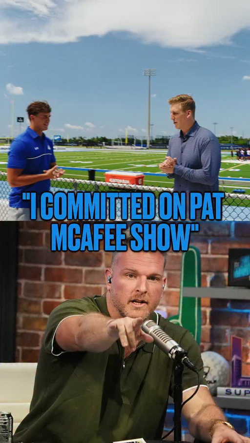 5-star Oklahoma commit Jake Kruel announced his decision on The Pat McAfee Show.

He gave me a behind-the-scenes look at what that moment was really like.

#collegefootball #cfb