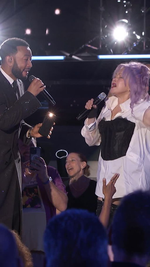 A LEGENDARY performance by @johnlegend and @cyndilauper at A GRAMMY Salute to Cyndi Lauper: Live from the Hollywood Bowl!