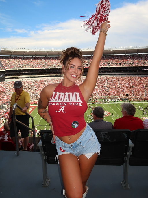 Always a pleasure, Tuscaloosa 💋#rolltide