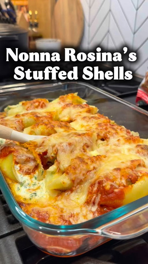 Craving cozy? Try these Nonna approved 30-min stuffed shells—Rosina meatballs inside, love all over. ❤️🔥 Available wherever your Nonna shops!