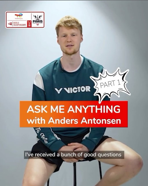 Ever wondered what kids would ask 🇩🇰 Anders Antonsen? 👀

Let’s find out in this episode of #AskMeAnything. 🗣️ 

#TotalEnergiesxBadminton