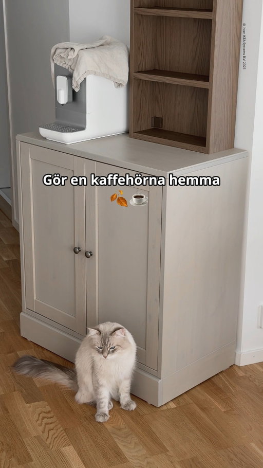 Badrumsskåp ➡️ Kaffehörna ✅

#IKEA #IKEASverige #coffeecorner #kaffehörna #HAGAÅN