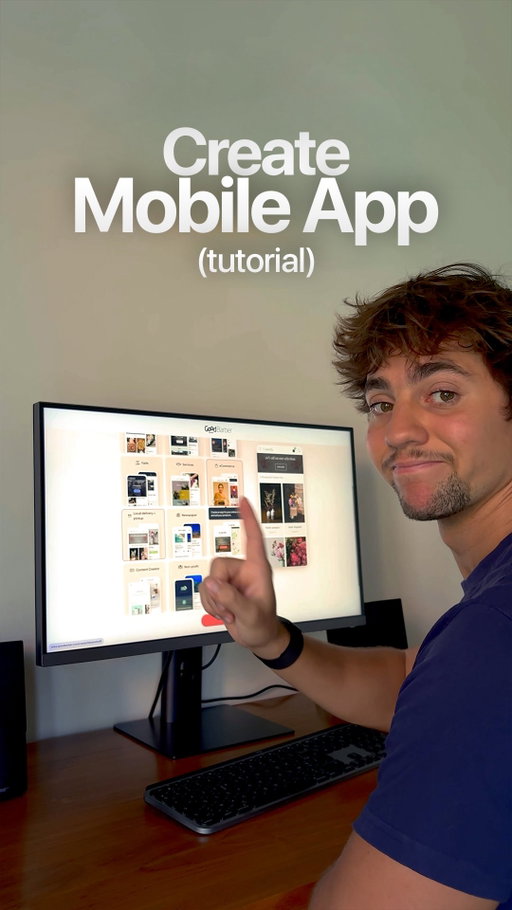 👇🏼Comment “MOBILE APP” and I’ll send you the tool link!

Build any mobile app idea. No coding needed 📱

Pick your app type, customize the design, and add extensions like ChatGPT, push notifications, or paid memberships.

Then publish to the App Store and Play Store in just a few clicks.

#mobileapp #nocode #appdevelopment #aiapps #startup