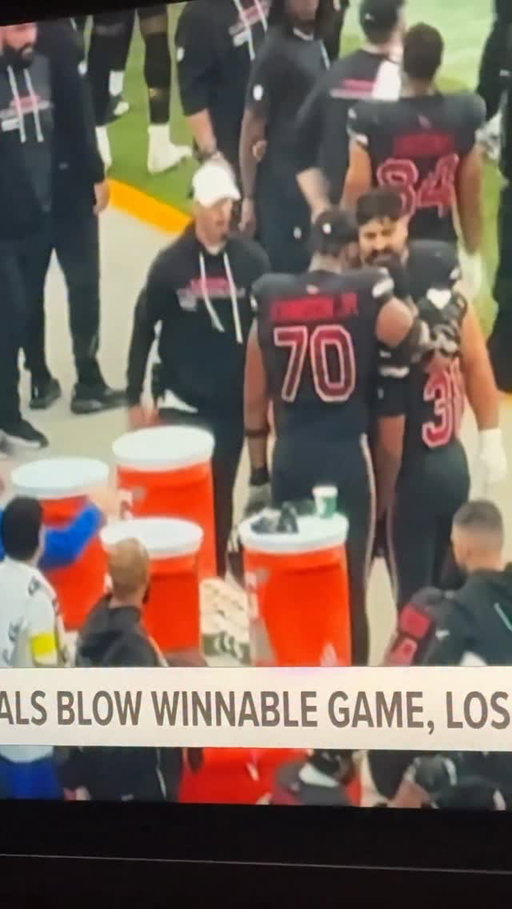 Jonathan Gannon did not look happy towards Demarcado’s late game fumble