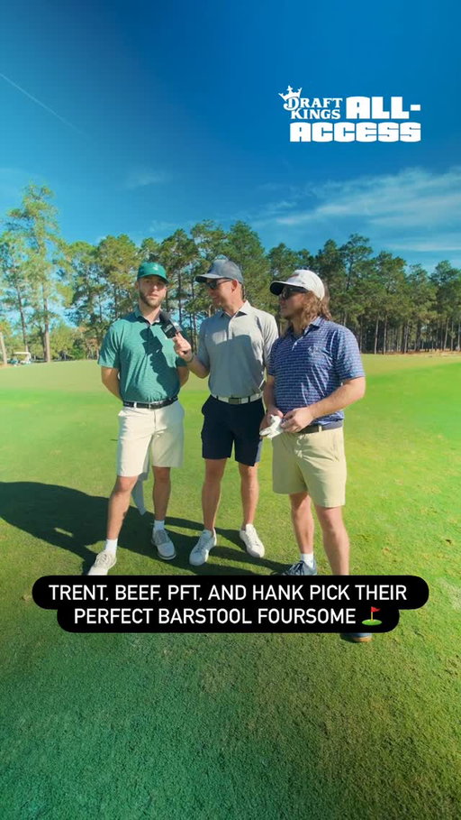 We asked Trent, Beef, PFT, and Hank to pick their perfect Barstool foursome ⛳️ Who would you pick??