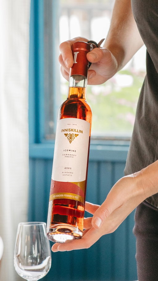 Join our winemaker, Nick, as he guides you through a Cabernet Franc Icewine tasting 🍷 sharing insight into its natural sweetness and the craft behind each bottle. 

Experience the elegance for yourself on your next visit, or shop our Cabernet Franc Icewine through the link in bio.

•

#Inniskillin #NiagaraWine #NiagaraEstate #WineRackCanada #InniskillinWinery