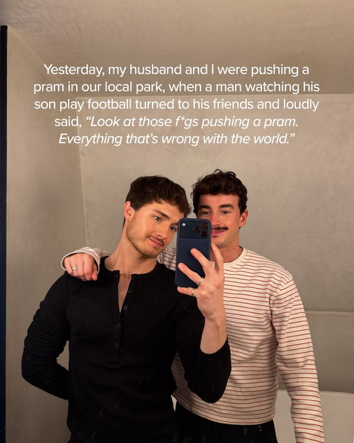 We’re sad to be writing this, but proud of who we are and will never hide for anyone 🌈