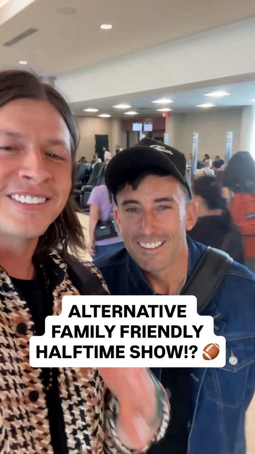 Hey @hiforrest and @Coryasbury, @philwickham and I are in! // Who do you wanna see at this Halftime show? Tag them below!