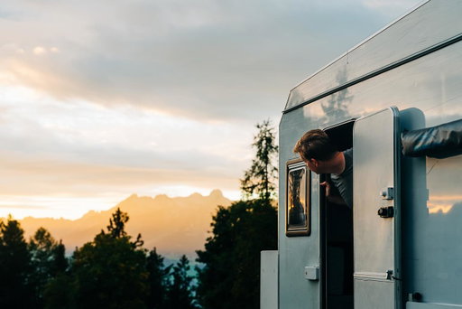 Sometimes I wonder why on earth we choose to live most of the year in such a tiny space. But then at the end of the day when the rest of the world gets in their car to commute home or settles in front of a TV to relax before bed, we get to sit and enjoy a sunset in the Alps from our front door.

Life on the road has tested us this year, but it’s also taught us important lessons about boundaries and self-care that we’ve avoided embracing for years.

I’m sure we won’t always live a majority of the year on the road, but when the day comes that we find ourselves more stationary, I hope the priorities and habits we’re putting into place now remain with us.

If you’re struggling to put up boundaries in your own life, I hope this is the encouragement you need to put the phone on do not disturb, go for a walk, call and old friend, or just sit in silence for a little bit today. I promise you won’t regret it.

#travel #overlanding #vanlife #fulltimetravel