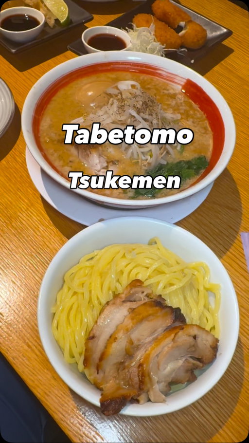 I’ve been coming to @tabetomonyc since they first opened almost a decade ago! They had a fire last year but I’m so glad to see they are back serving up the same amazing service and quality!

They specialize in tsukemen which is a type of ramen where you dip the noodles into the broth. The broth is super concentrated so it will be on the salty side. Towards the end you can dilute your broth so that it will be drinkable.

While dining you can also request a hot stone which will being the temperate back up to boiling for you broth so that it will be pipping hot! This is the only place in nyc that I see offers this and maybe even in the whole USA. 

If you love tsukemen definitely go and check them out.
#eatingwithblim #tabetomo #tsukemen #ramen #nyc #nycramen #nyceats #nyceating #japanesefood