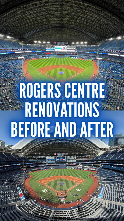 Here’s how some of the funny quirks at Rogers Centre look after the ballpark’s big time renovations! (Before and After)

#mlb #baseball #bluejays #ballpark #mlbpostseason