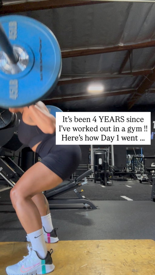 4 years have gone by since I stepped into a gym to workout 🤯 but today marked the start of a new chapter !

Rusty, yes, but one thing about me, I don’t give up on a goal 💪🏽 Be prepared to be sick of me 😆 #bounceforward
