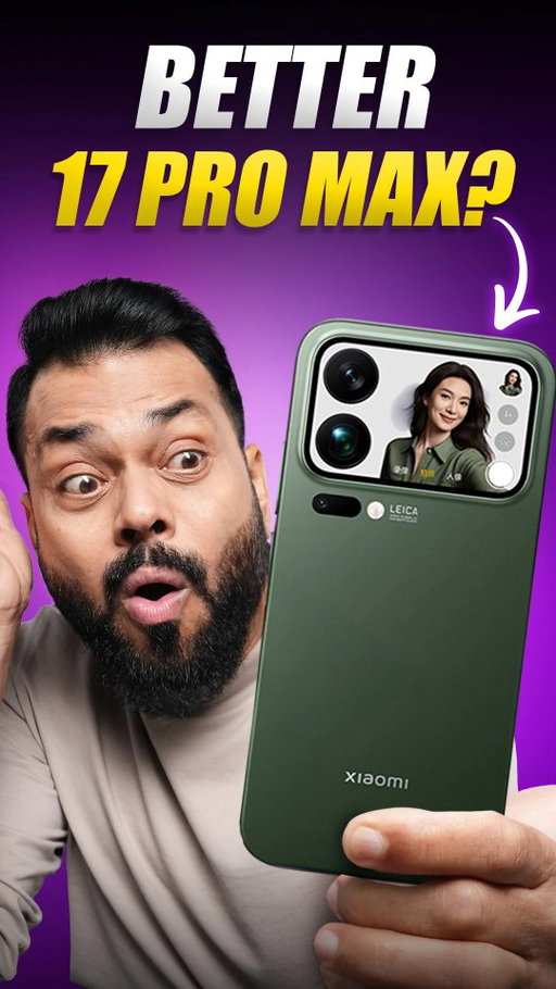 Xiaomi 17 Pro Max vs iPhone 17 Pro Max🔥

Which 17 Pro Max are you picking up?

[Xiaomi 17 Pro Max, iPhone 17 Pro Max, iPhone vs Android]

#iPhone17ProMax #Xiaomi17ProMax #iPhone17 #iPhone17Pro #iPhonevsAndroid #flagshipphones #techreels #popularreels