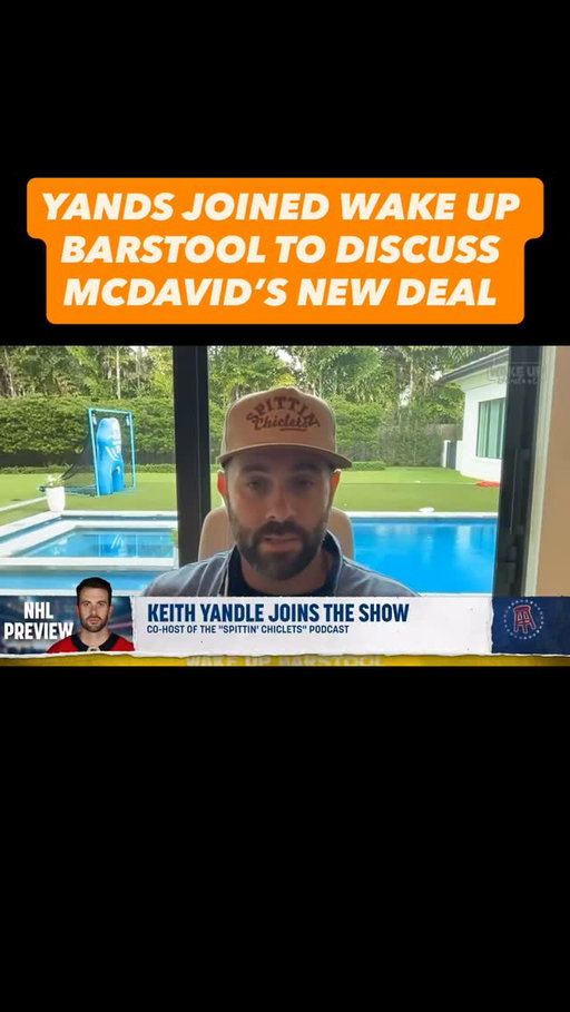 “I think what he did is spectacular for the game. He wants to stay there, he wants to win, but he also has a little bit of a time line…”

@keith3yandle joined @wakeupbarstool for some McJesus contract talk