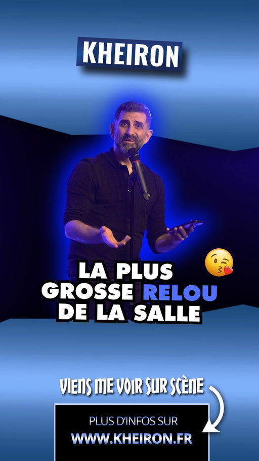 À bientôt Christelle 🥲😘

En spectacle à Paris & en tournée partout en France 🇫🇷, en Suisse 🇨🇭 et en Belgique 🇧🇪 !
🔛 Infos & réservations sur Kheiron.fr
