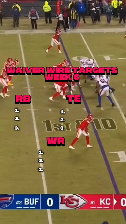 Top Waiver Adds Heading into Week 6 #fantasyfootball #fantasyadvice
