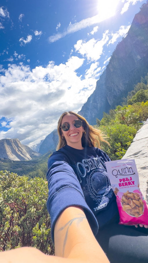 Who doesn’t love a Costco run? 🛒🥨

I went in for everything… but what I really needed were snacks that could keep up with my everyday errands and my adventure days.

✨ Enter @quinnsnacks : their NEW PB&J Berry Filled Pretzel Nuggets are available at NorCal Costco locations 

✔️ Gluten-free + dairy-free
✔️ Non-GMO + vegan
✔️ Crunchy pretzel shell with a creamy, zingy PB&J filling 🍓
These snacks go wherever life takes me, yes, even to Yosemite. 

Filling, fulfilling, and made with mindfully-sourced ingredients, I feel good about. Find the new 17oz bag at NorCal Costco locations for a limited time only.

#PaidPartner #getyourfill #quinnsnacks #adventure #travel #yosemite #nationalpark