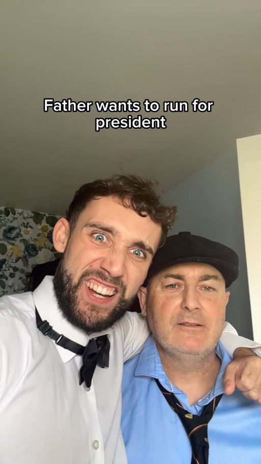 Father for president 🇮🇪

#family #funny #joke #oneliner #comedy #comedian